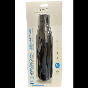 Tylt 17-oz Water Bottle with 5,700mAh Power Bank